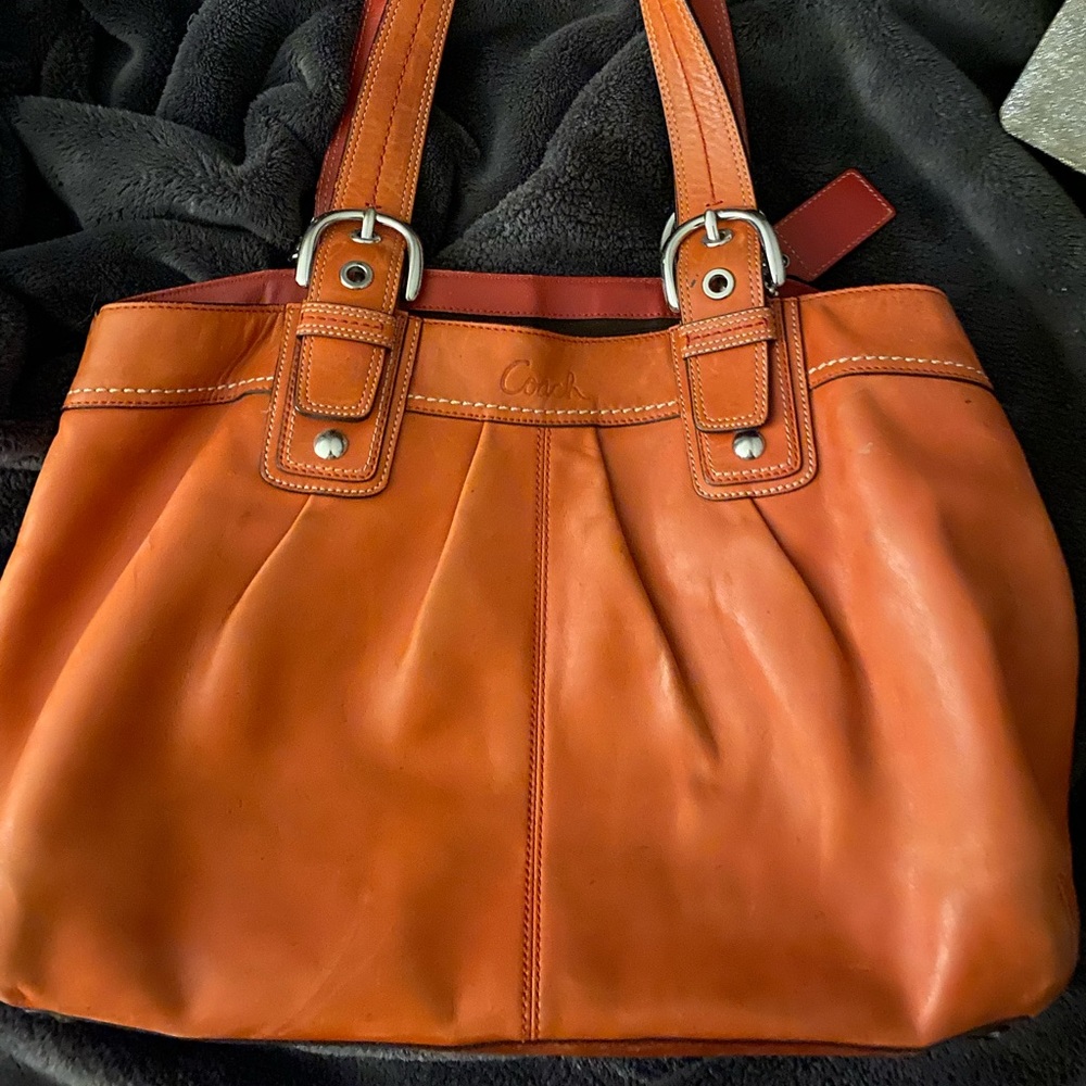 Coach Large leather handbag
